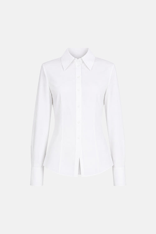 Chemise à manches longues - blanc