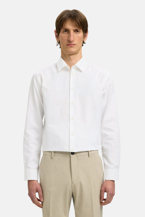 Chemise à manches longues - blanc