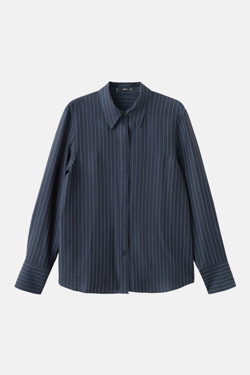 Chemise à manches longues - bleu