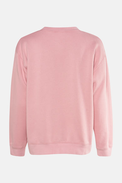 Gile rose de Levi's® avec des manches longues et un col rond, vu de derrière.