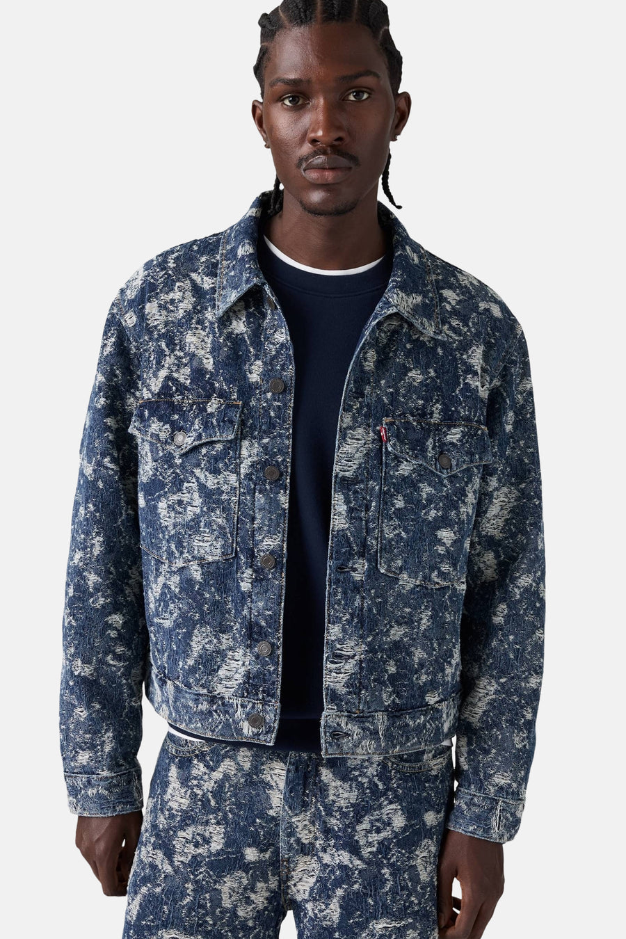 Veste en jean - mid blue denim