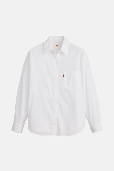 Wit overhemd met lange mouwen van Levi's®, met een borstzak en knoopsluiting.