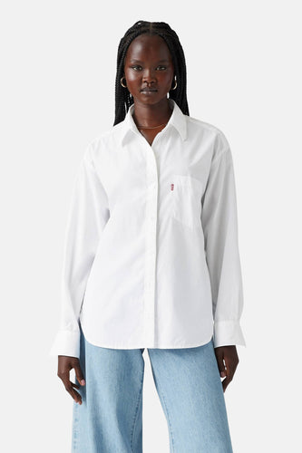 Chemise à manches longues - blanc