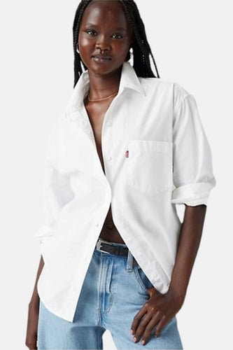 Chemise à manches longues - blanc