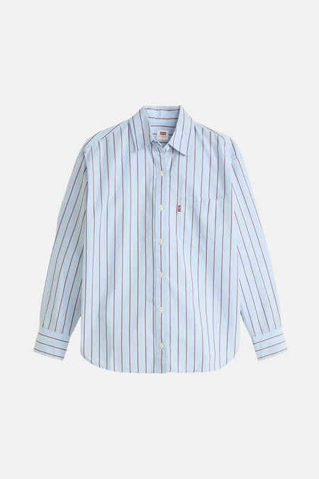Chemise à manches longues - bleu