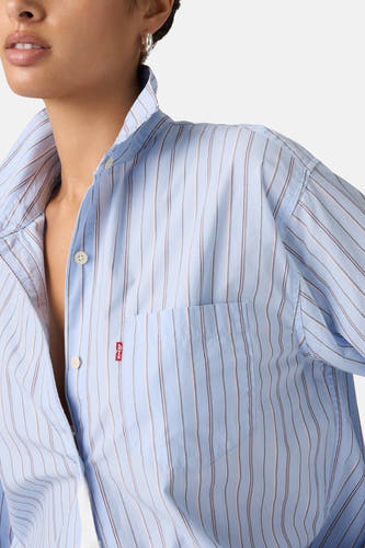 Chemise à manches longues - bleu