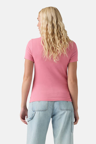 T-shirt à col roulant - rose