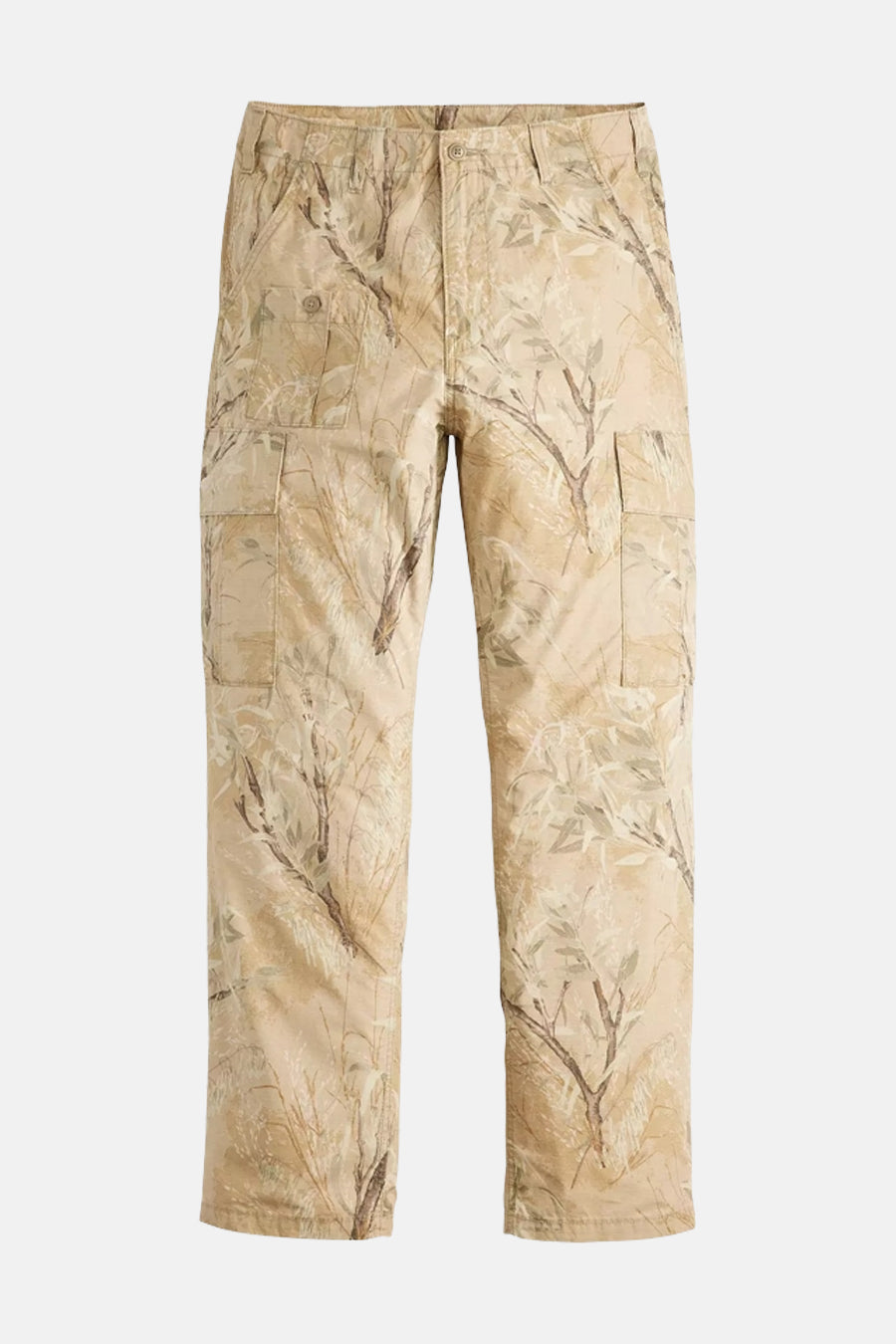 Camo broek met cargozakken.
