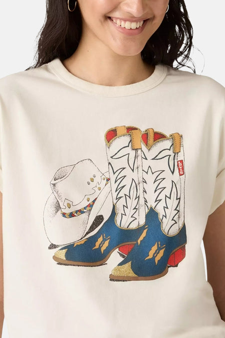 T-shirt à manches courtes - beige