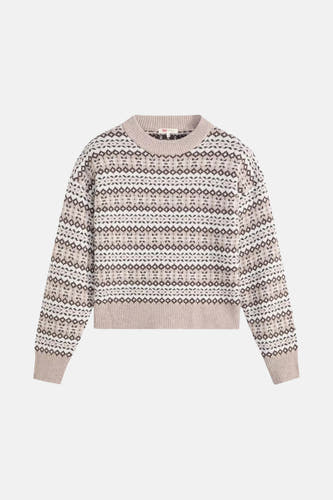 Sweat-shirt multicolore à col rond de Levi's, avec un motif côtes anglaises.