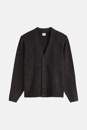 Gilet gris de Levi's®, avec une fermeture à boutons et une subtile texture.