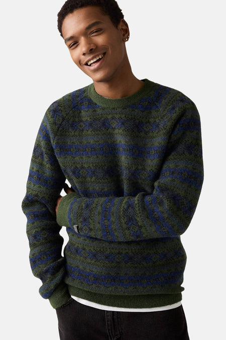 Pull à col rond - multicolore