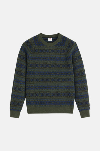 Pull à col rond - multicolore
