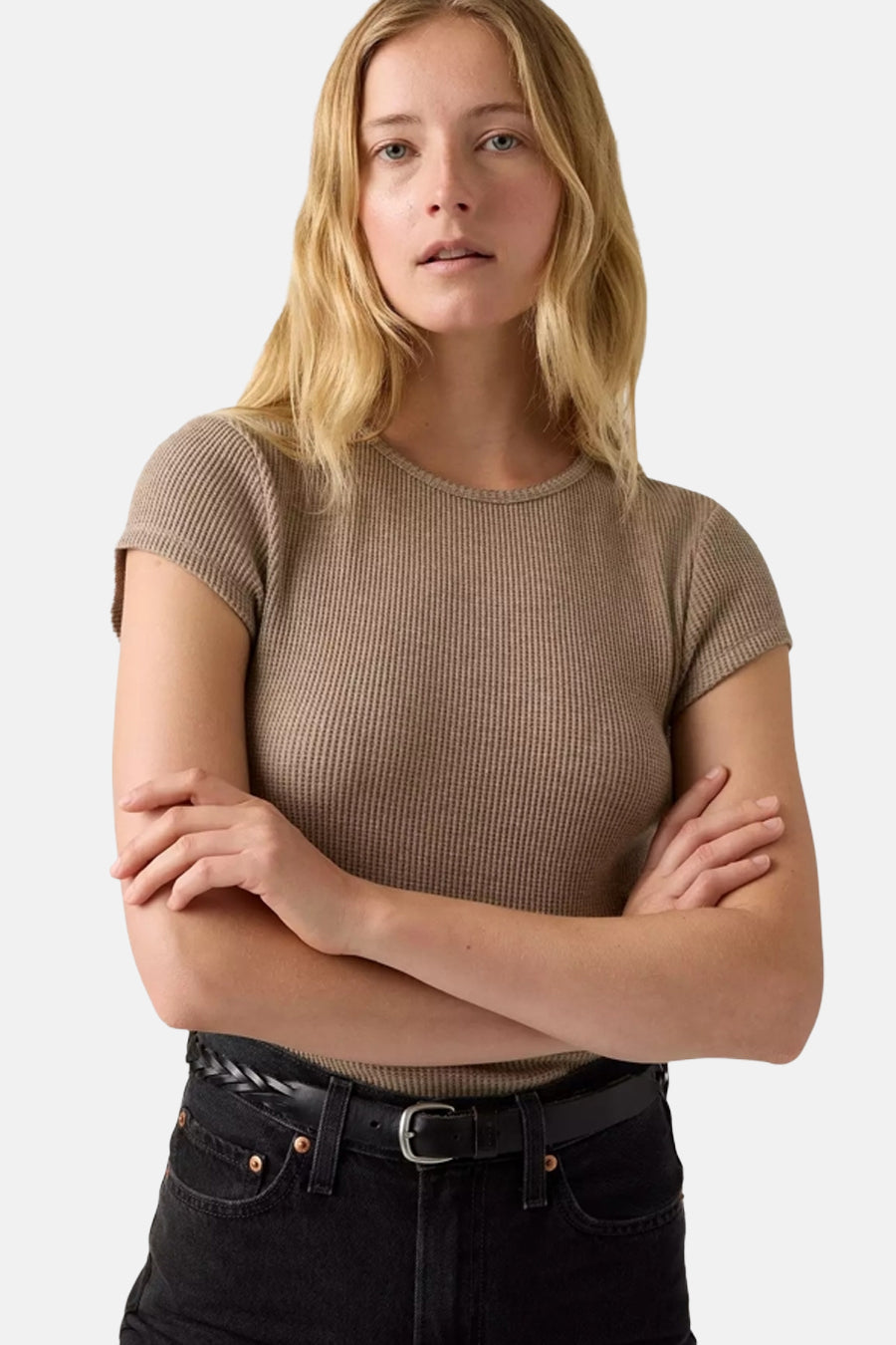 T-shirt à manches courtes - beige