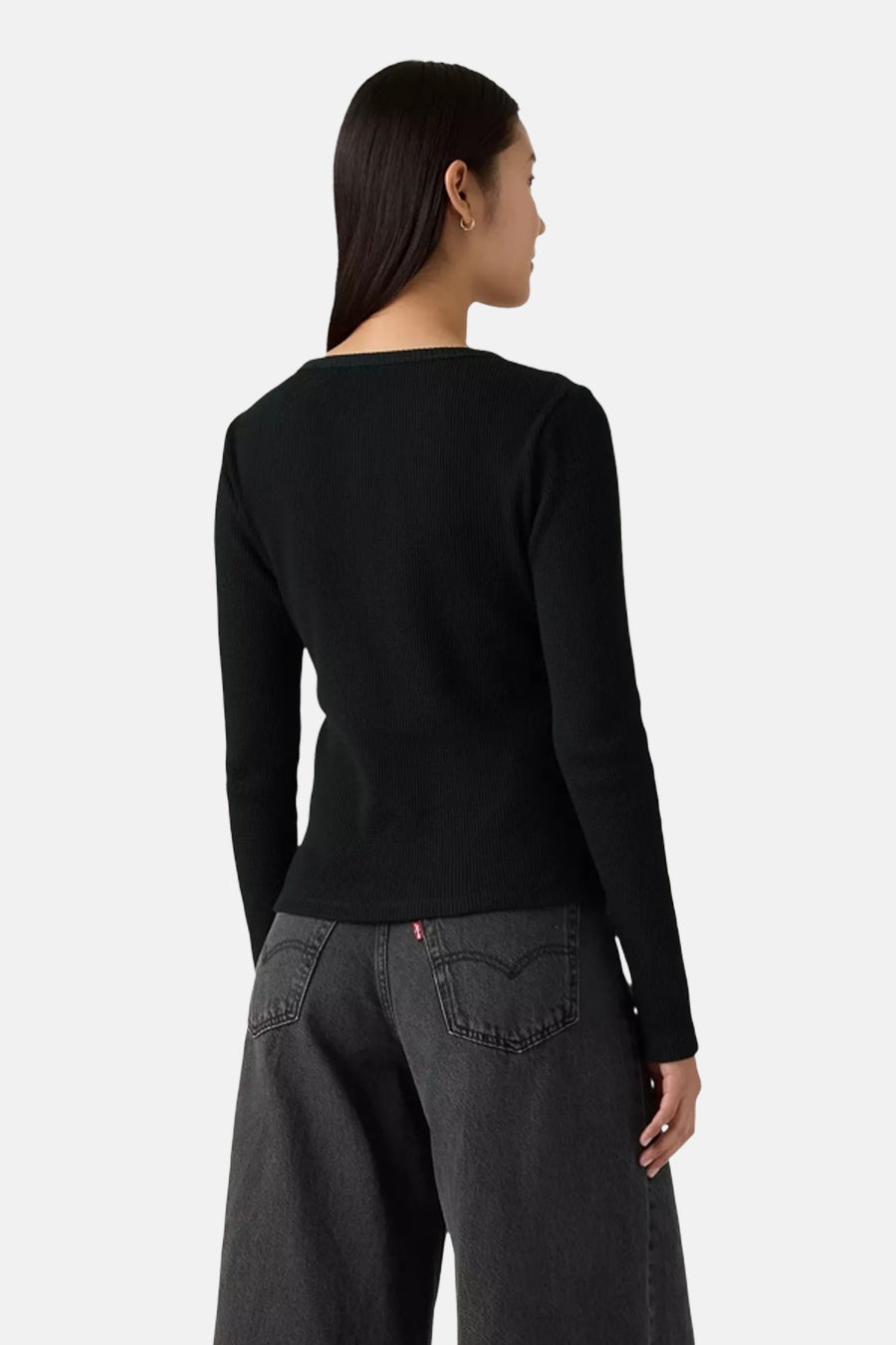 T-shirt à manches longues - noir