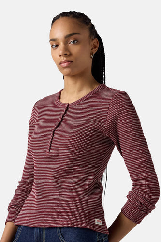 T-shirt à manches longues - Bordeaux