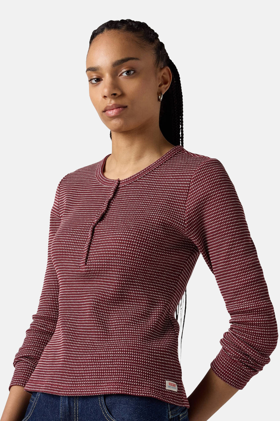 T-shirt à manches longues - Bordeaux