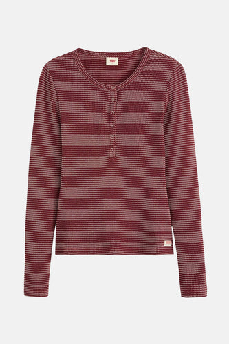 T-shirt à manches longues - Bordeaux