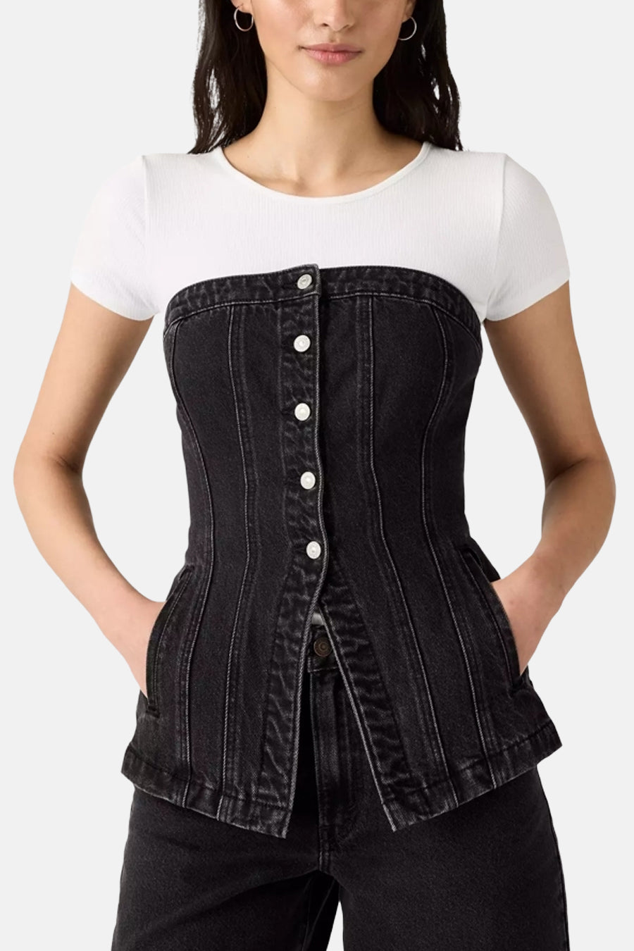 Tunique - black denim - Levi's® - 3