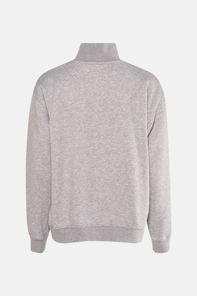 Gilet gris de Levi's®, design simple avec un col montant, vu de l'arrière.
