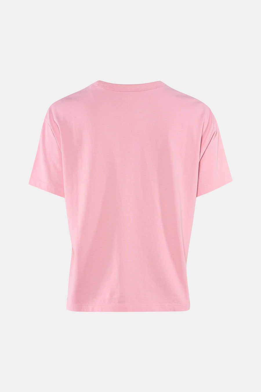 Roze T-shirt met korte mouwen van Levi's®, effen ontwerp, achterkant.