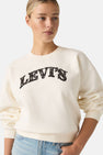Sweat col O - blanc