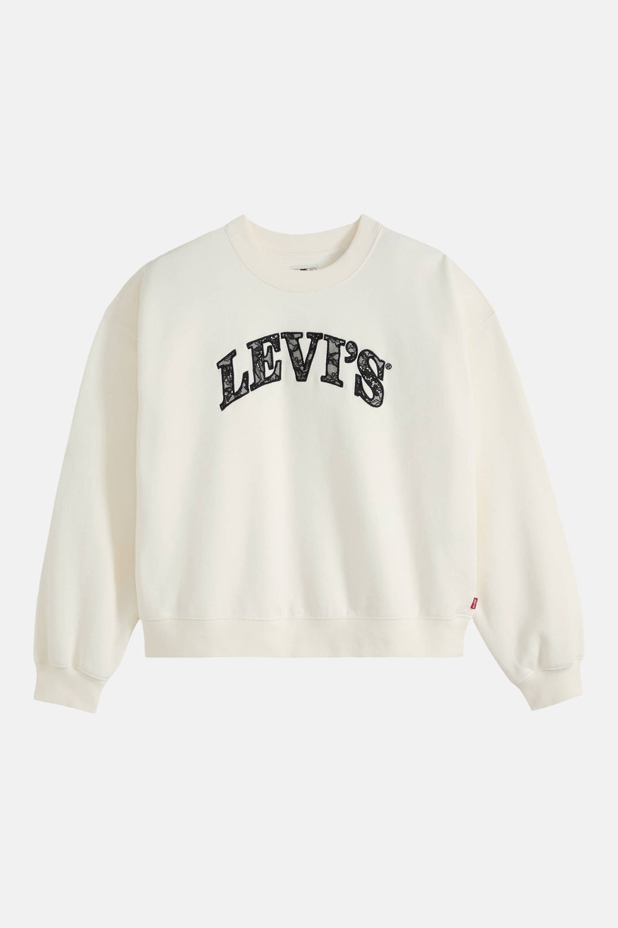 Sweat col O - blanc