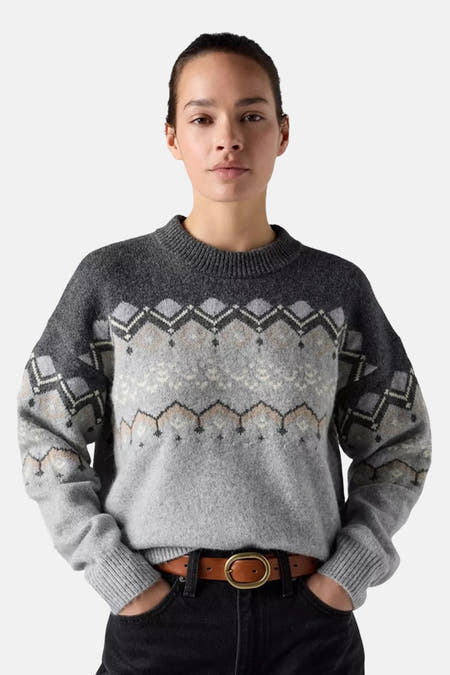 Pull col O - multicolore