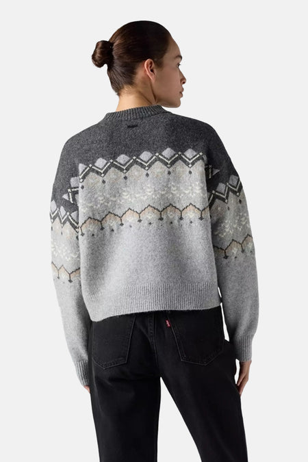 Pull col O - multicolore