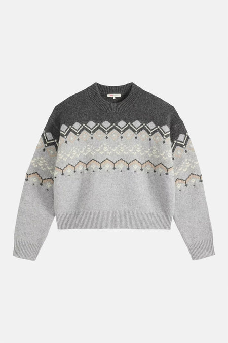 Pull col O - multicolore