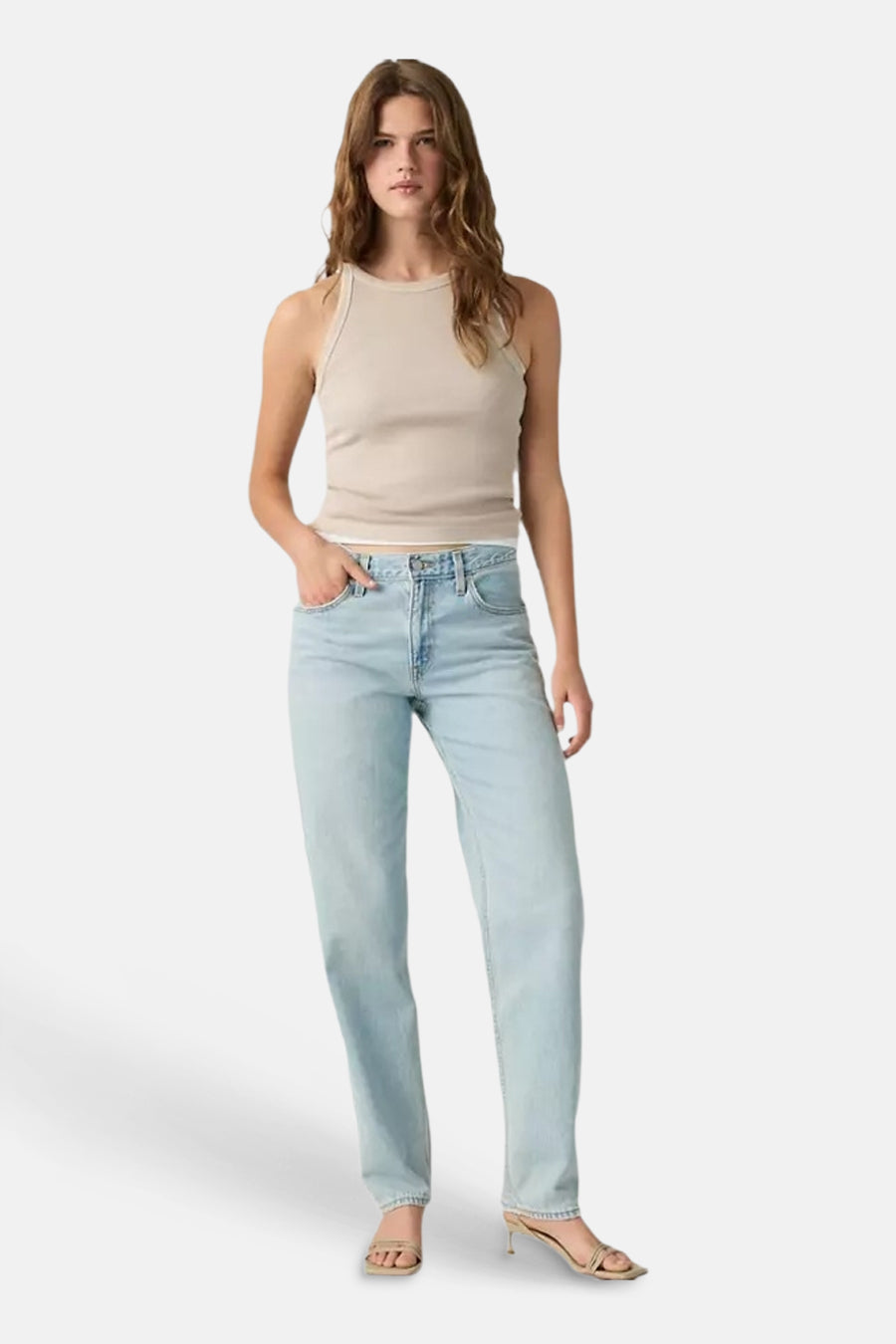 LOOSE TAPER - light blue denim