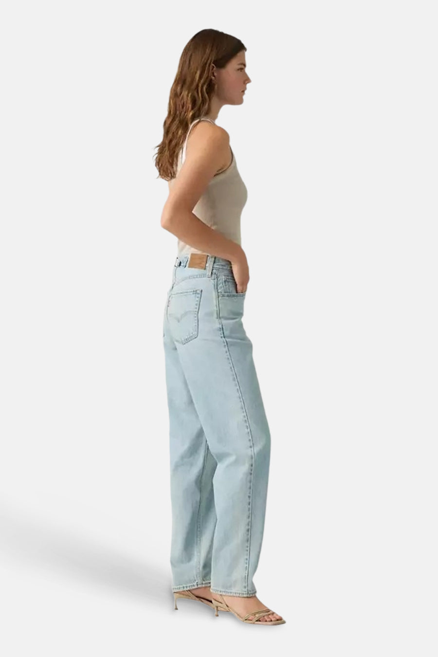 LOOSE TAPER - light blue denim