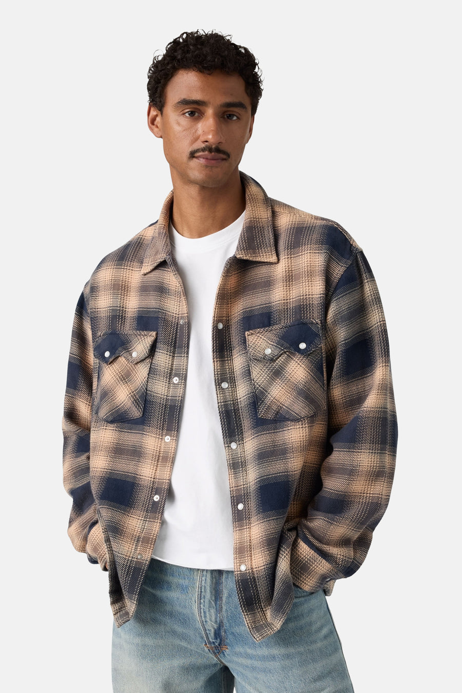 Chemise à manches longues - multicolore