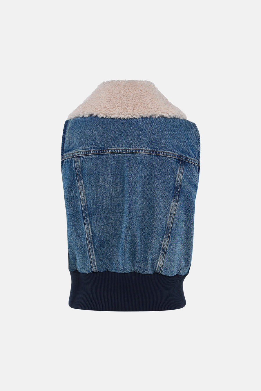 Veste sans manches - mid blue denim