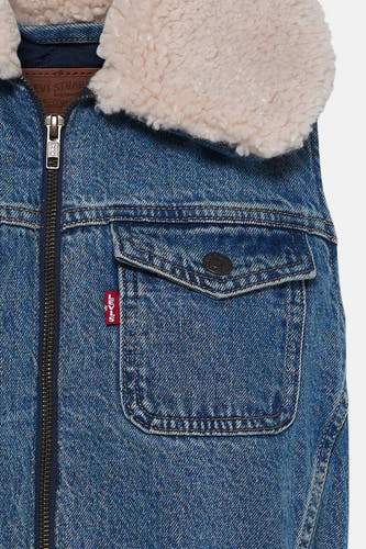 Veste sans manches - mid blue denim