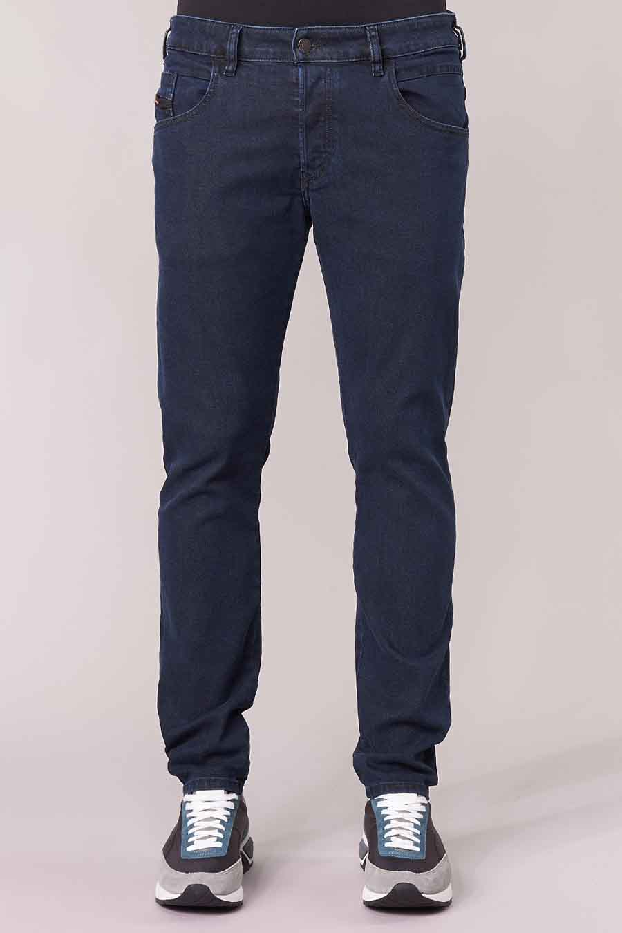 Jean &agrave; coupe carrot - bleu