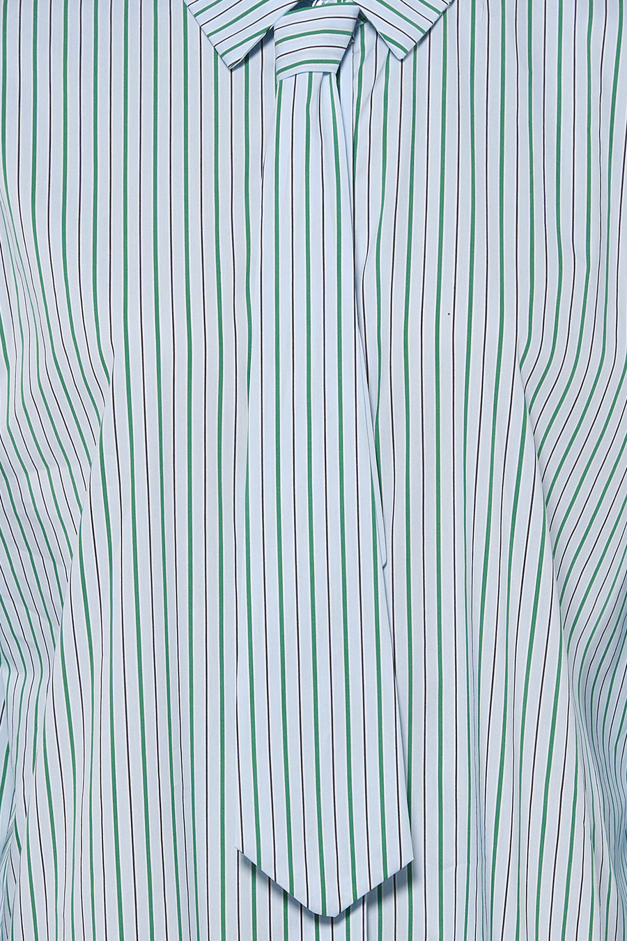 Chemise rayée bleue de Terra di Siena à manches longues et à fermeture boutonnée décorative.