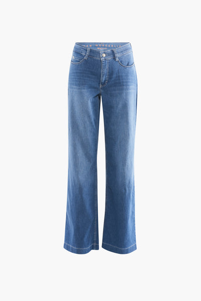 Jeans wide Light blue denim - MAC