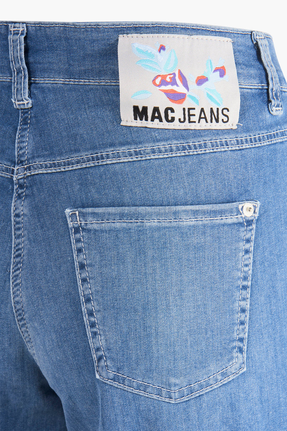 Jeans wide Light blue denim - MAC