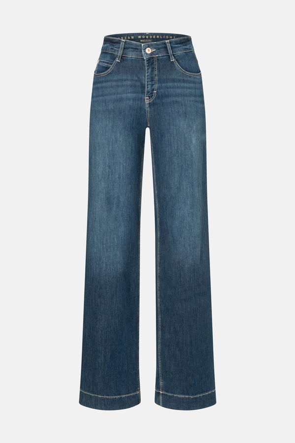 Jeans wide Mid blue denim - MAC