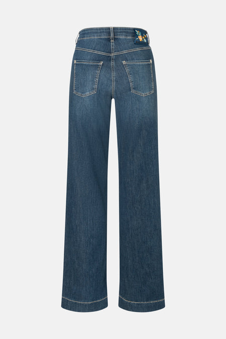 Jeans wide Mid blue denim - MAC