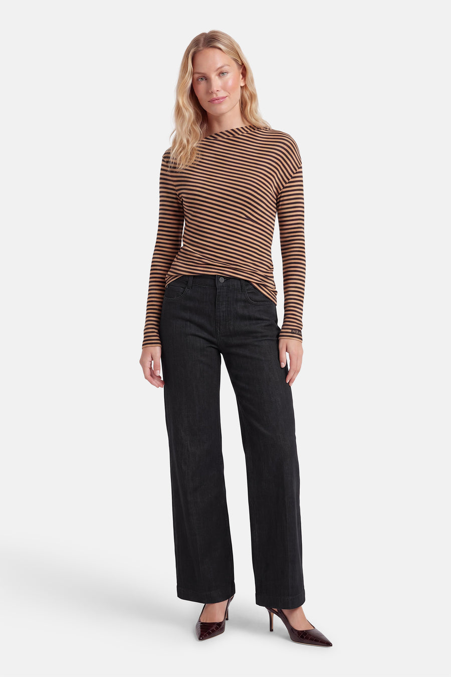 DREAM WIDE - dark grey denim