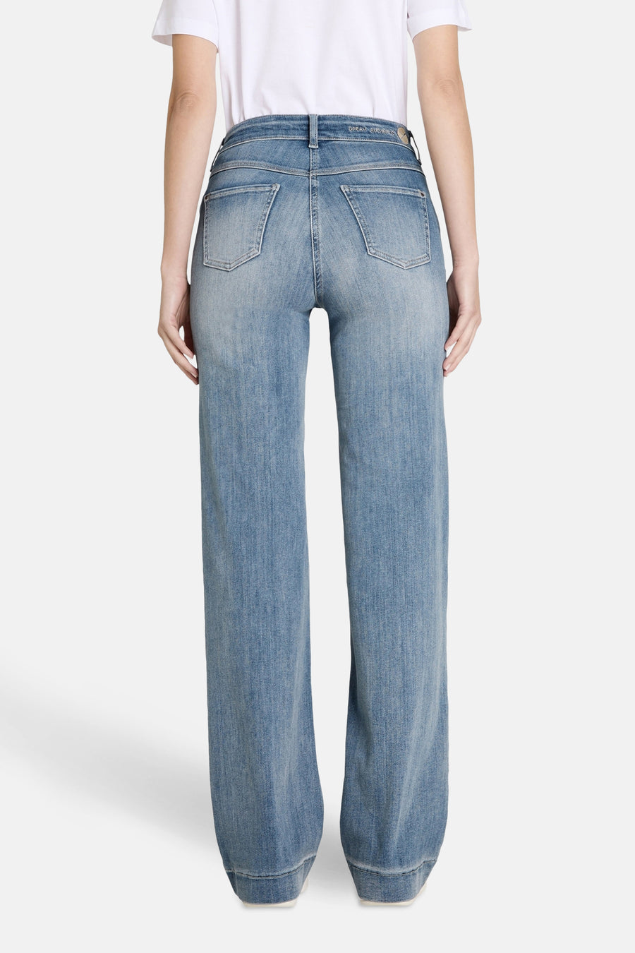 Jeans wide light blue denim - MAC - MAC