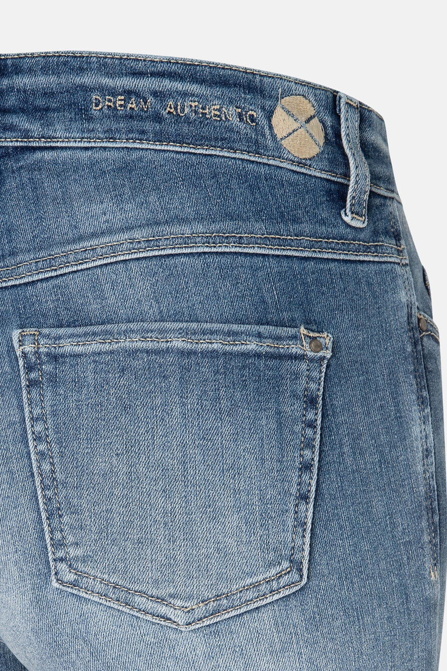 Jeans wide light blue denim - MAC - MAC