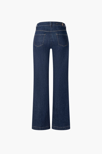DREAM WIDE - Dark blue denim - MAC