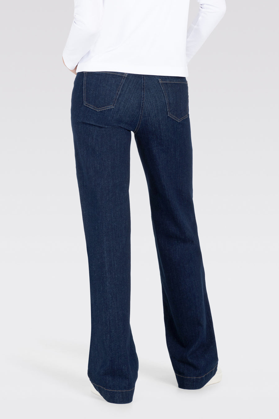 DREAM WIDE - Dark blue denim - MAC