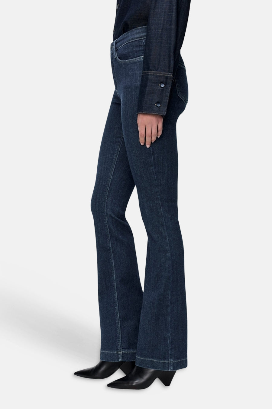 DREAM WIDE - Dark blue denim