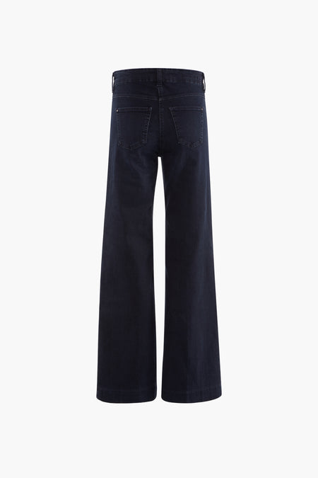 Jeans wide Dark blue denim - MAC