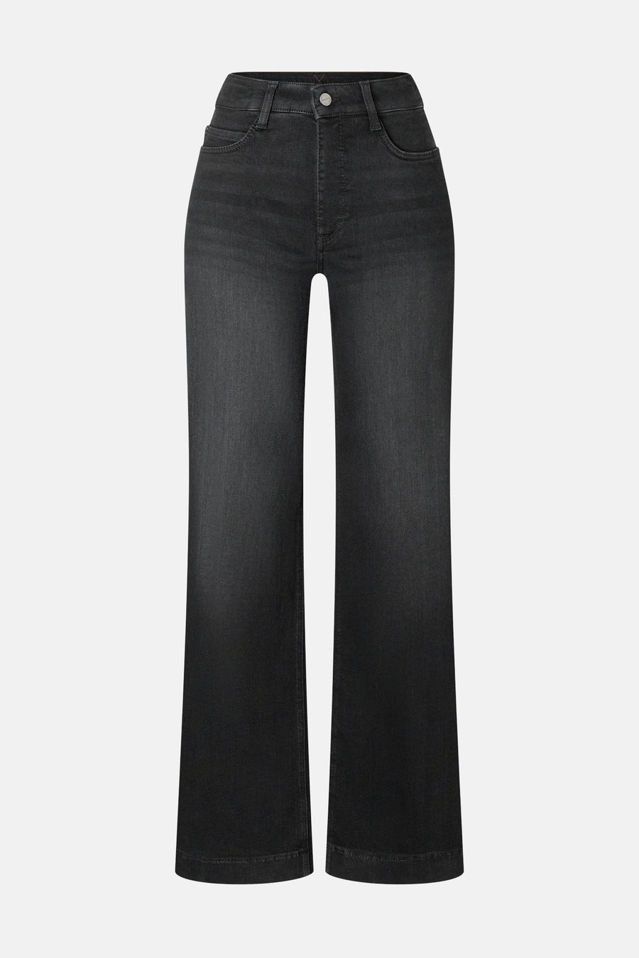 DREAM WIDE - Black denim - MAC