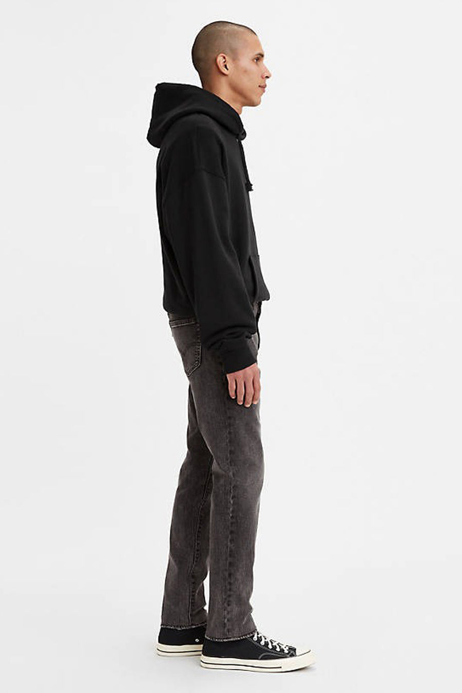 Jean slim - denim gris anthracite